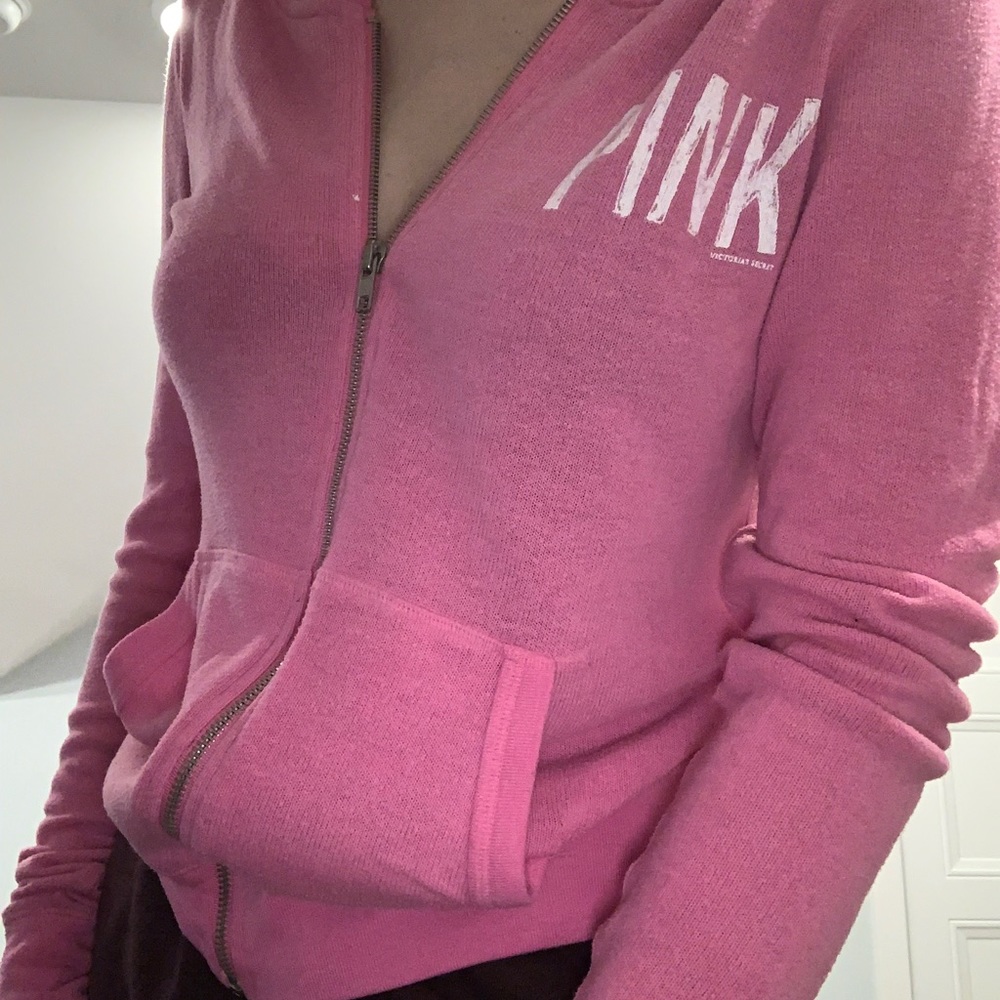 PINK Vintage Zip Up